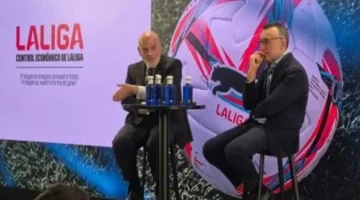 رئيس رابطة الليجا يثمن تجربة ألميريا الاستثمارية وتأثير كريستيانو رونالدو على الدوري